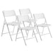 NPS® Airflex Series Premium Polypropylene Folding Chair, Pack of 4