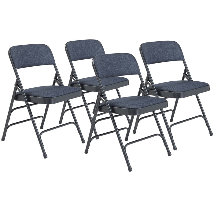 NPS® 2300 Series Deluxe Fabric Premium Folding Chair, Pack of 4
