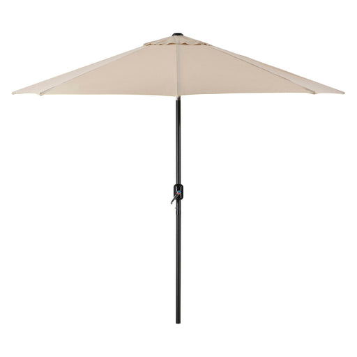 Global Industrial Outdoor Picnic Umbrella with Tilt Mechanism, Olefin Fabric, 8-1/2'W