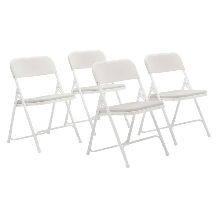 NPS® 800 Series Premium Lightweight Plastic Folding Chair, Pack of 4