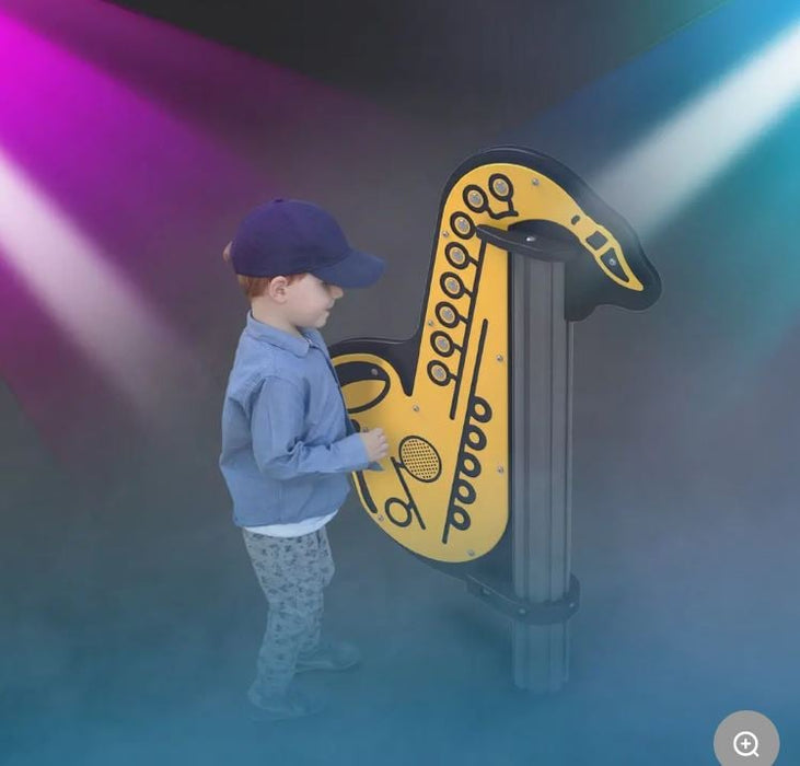 Outdoor Saxophone Musical Panel by Playground Prodigy