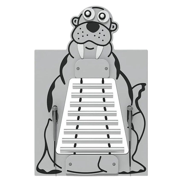 Waldo the Walrus Outdoor Musical Glockenspiel Panel