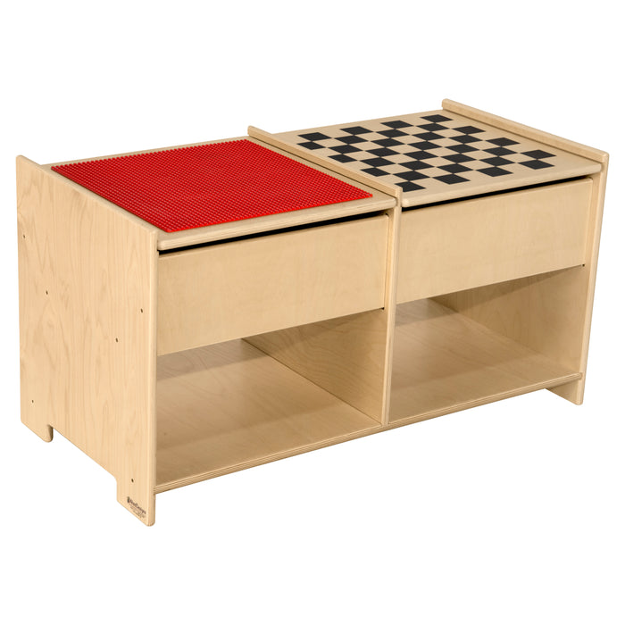 Build-N-Play Table w/ Checkerboard
