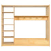 Wood Designs Dress-Up Storage Shelf