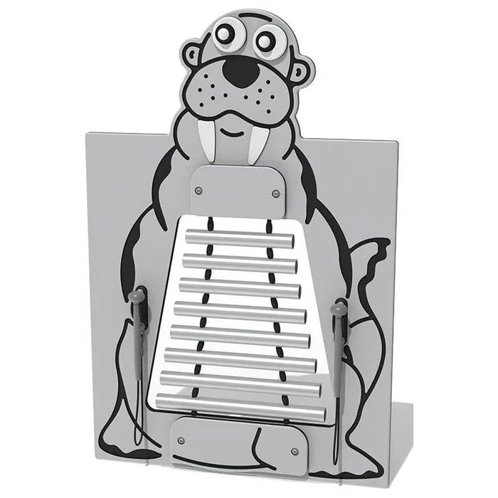 Waldo the Walrus Outdoor Musical Glockenspiel Panel