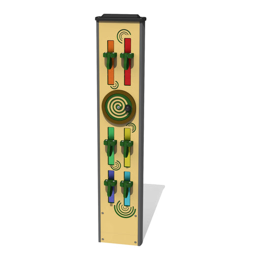 Musical Education Post in Natural Woodland Colors - Front