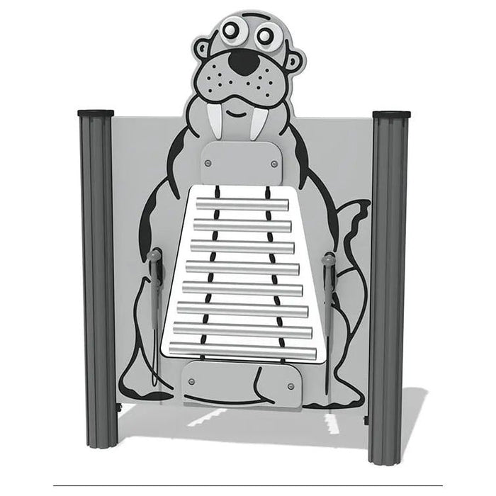 Waldo the Walrus Outdoor Musical Glockenspiel Panel